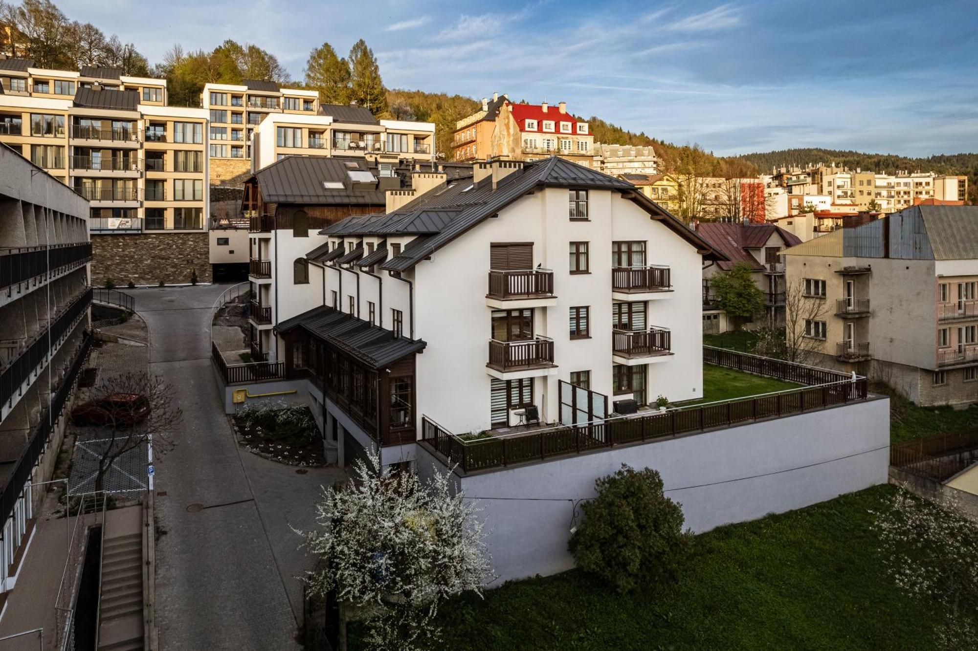 Apartamenty Sun & Snow Centrum Cicha Krynica-Zdrój Esterno foto